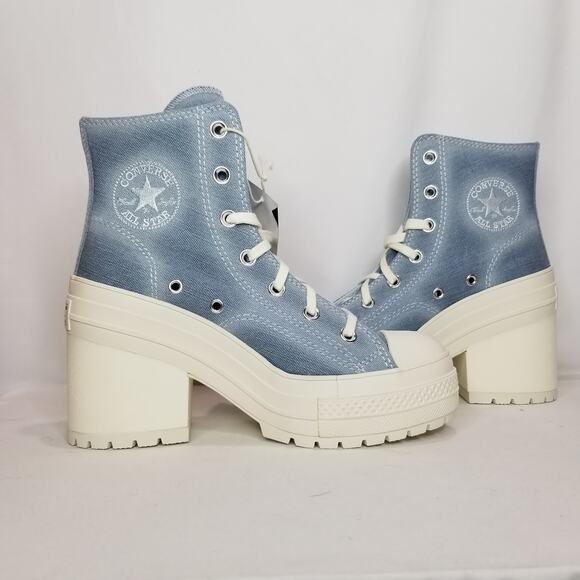 Converse Women's Chuck 70 de Luxe Heel Hi Tops Size 7.5 A12042C - Picture 2 of 8